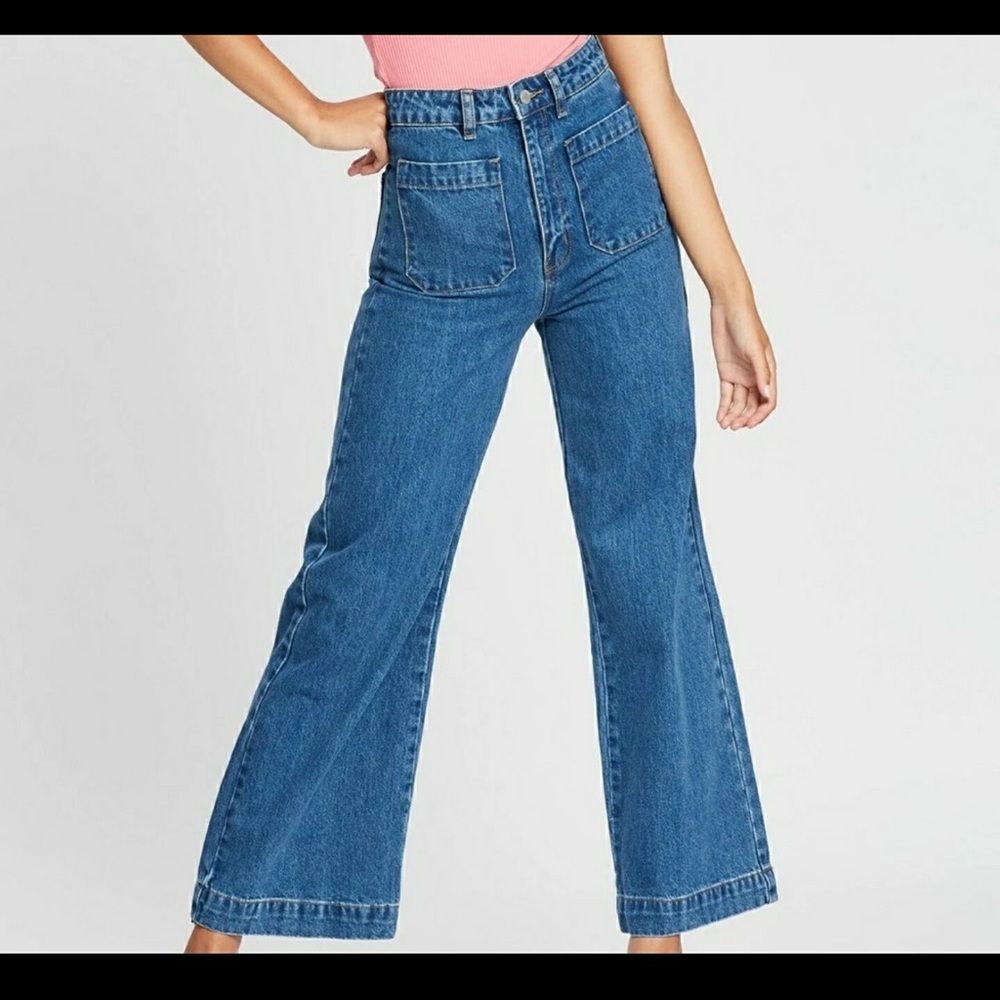 Chelsea & Violet Flare High Rise Jeans